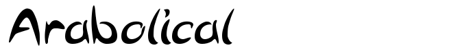 шрифт Arabolical