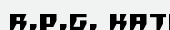 шрифт R.P.G. Katakana