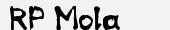 шрифт RP Mola