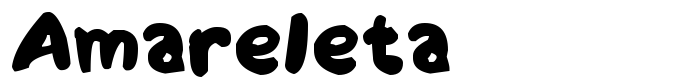 шрифт Amareleta