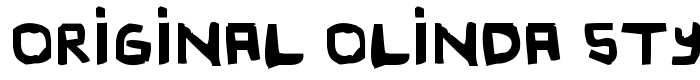 предпросмотр шрифта Original Olinda Style