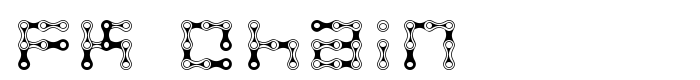 шрифт FK Chain