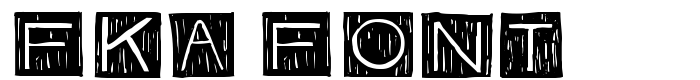 шрифт FKA Font