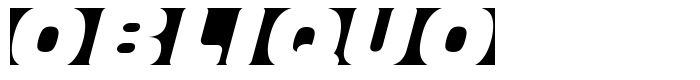 шрифт Obliquo