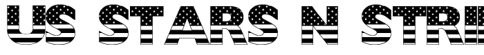 шрифт US Stars N Stripes