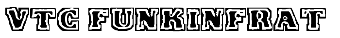 шрифт VTC FunkinFrat
