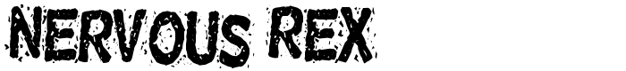 шрифт Nervous Rex
