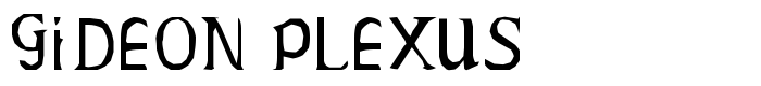 шрифт Gideon Plexus