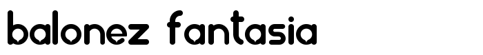 шрифт Balonez Fantasia