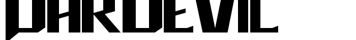 шрифт Dardevil