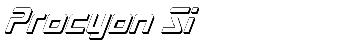 шрифт Procyon SI