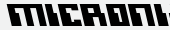 шрифт Micronian Leftalic