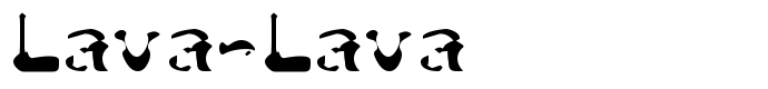 шрифт Lava-Lava