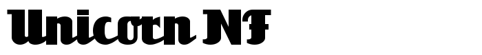шрифт Unicorn NF