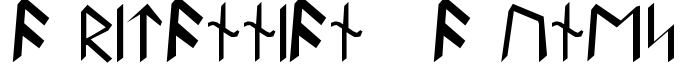 шрифт Britannian Runes