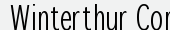 шрифт Winterthur Condensed
