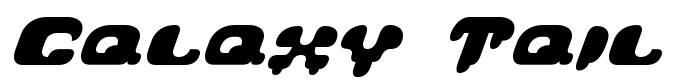 шрифт Galaxy Tail