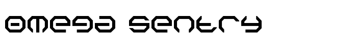 шрифт Omega Sentry