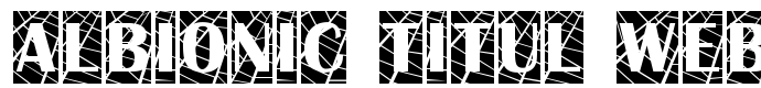 шрифт Albionic Titul Web