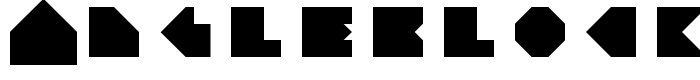 шрифт Angleblock