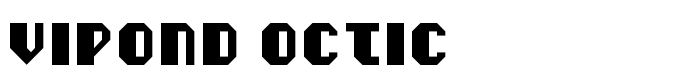 шрифт Vipond Octic