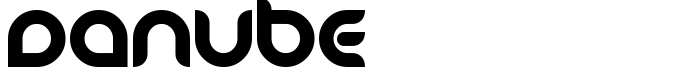 шрифт Danube