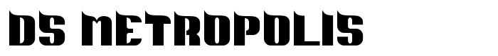 шрифт DS Metropolis