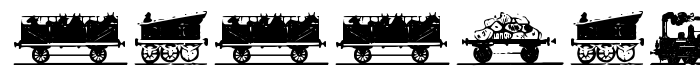 предпросмотр шрифта Eisenbahn