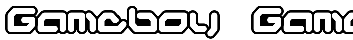 предпросмотр шрифта Gameboy Gamegirl