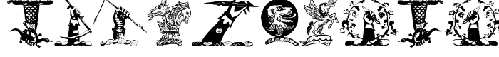 предпросмотр шрифта Helmbusch Crest Symbols
