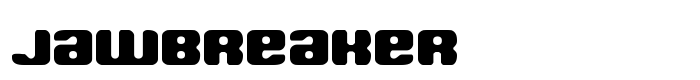 предпросмотр шрифта Jawbreaker