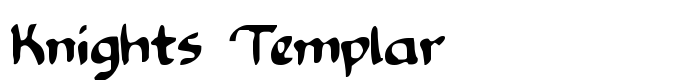 шрифт Knights Templar