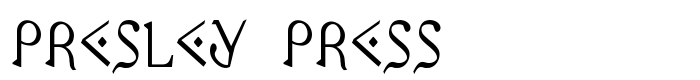 шрифт Presley Press
