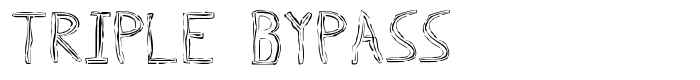 шрифт Triple Bypass