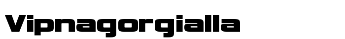 предпросмотр шрифта Vipnagorgialla