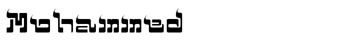 предпросмотр шрифта Mohammed