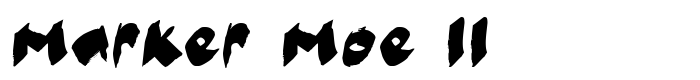шрифт Marker Moe II