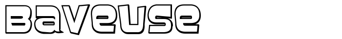 шрифт Baveuse