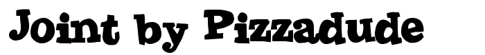 предпросмотр шрифта Joint by Pizzadude