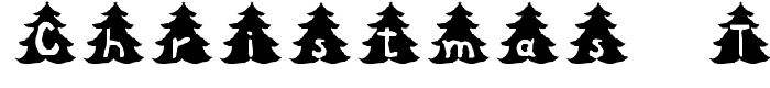 предпросмотр шрифта Christmas Tree