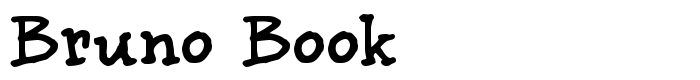 шрифт Bruno Book