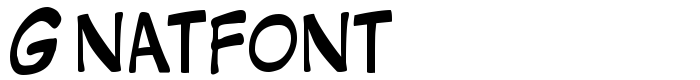 шрифт Gnatfont