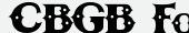 шрифт CBGB Font