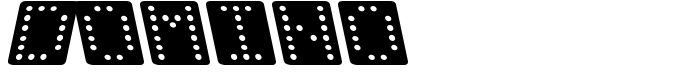 предпросмотр шрифта Domino