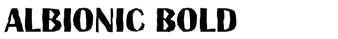 шрифт Albionic Bold