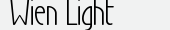 шрифт Wien Light