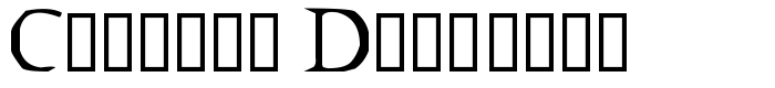 шрифт Cracked Dendrite