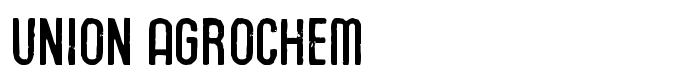 шрифт Union Agrochem