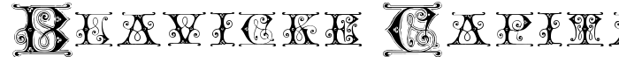 шрифт Blavicke Capitals