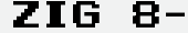 шрифт Zig 8-bit